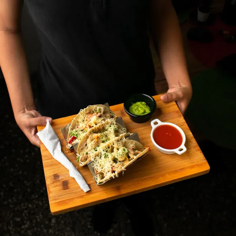 Tacos de Alambre Gratinado