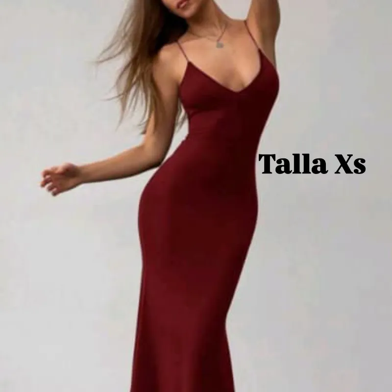 Vestido largo sexy con corte de sirena