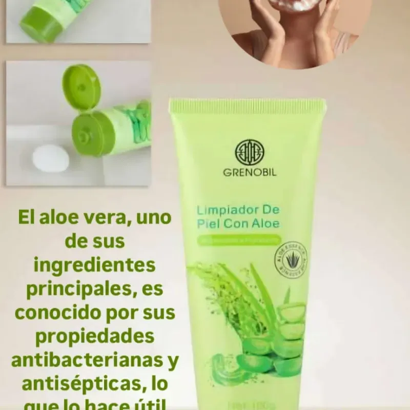 Limpiador de piel de Aloe Vera