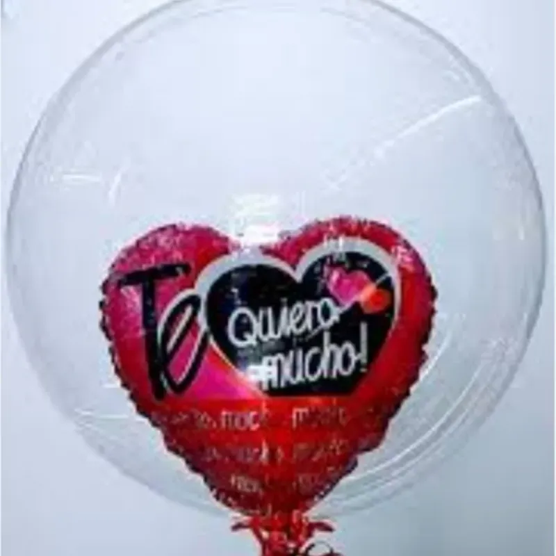 Globo Birbuja con globo metalizado por el dia de las madres