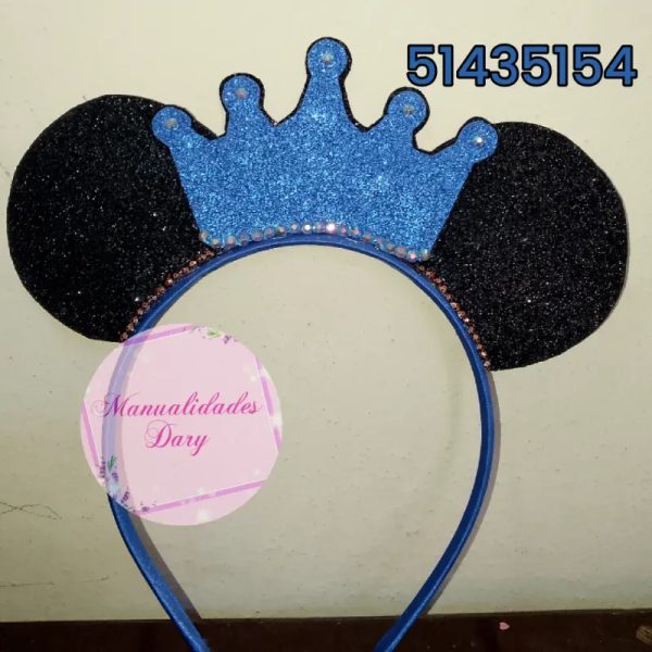 Cintillos de Mickey mouse con corona