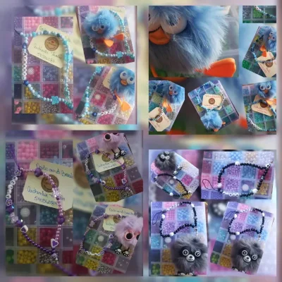 Colgante con pompón