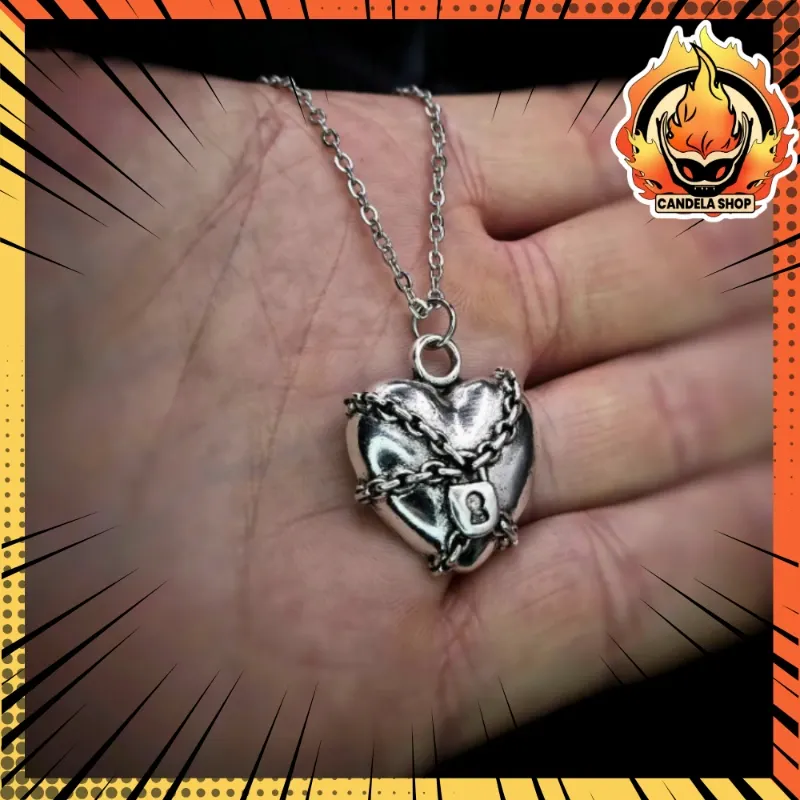❤️ ¡COLLAR CORAZÓN ENCADENADO! ❤️