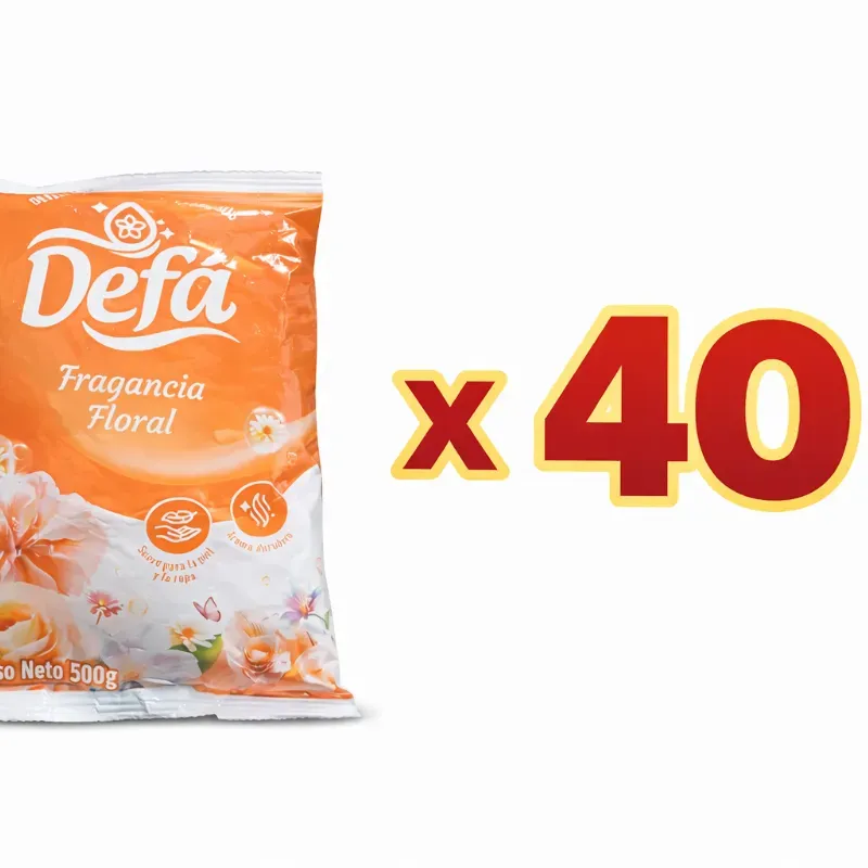 40 x Detergente Defa Floral 500g