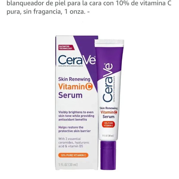 Sérum de Vitamina C al 10% CeraVe con ácido hialurónico