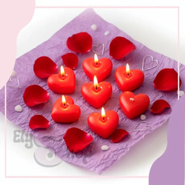 Mini corazón rojo