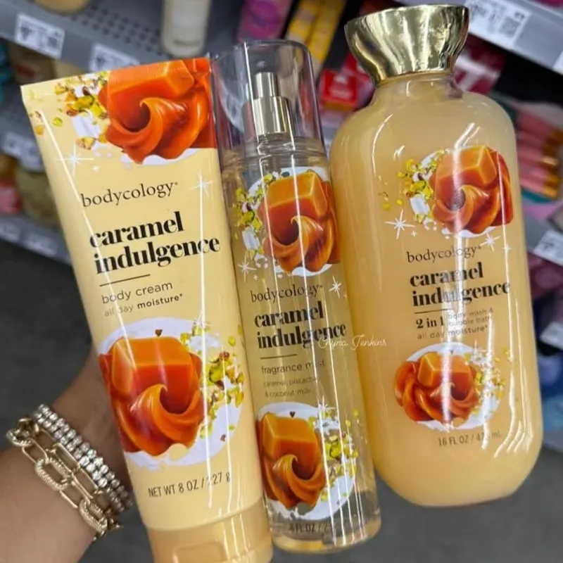 Bodycology Caramel Indulgence colonia y gel de baño