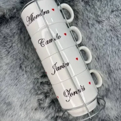 Kit de tazas personalizadas