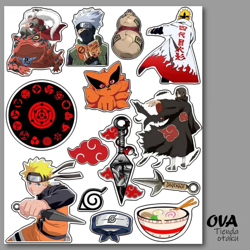 ☁️ Pack de stickers Naruto
