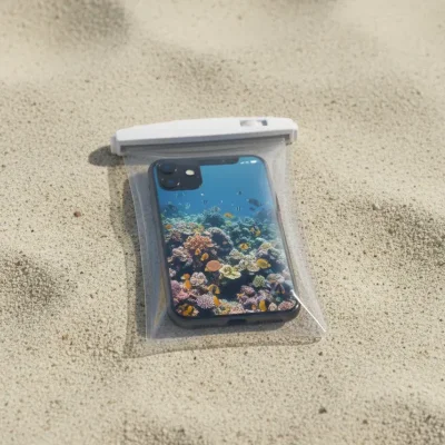 Estuche de playa para el movil