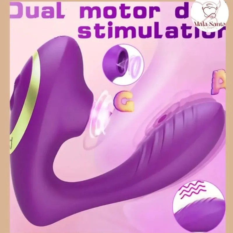 Juguete multiple estimulación morado