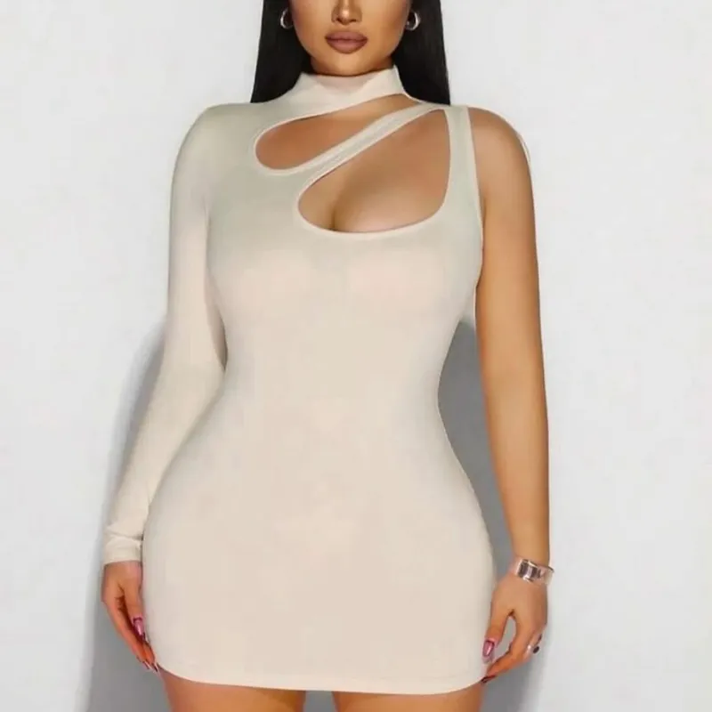 zezebe Vestido corto casual, lindo, sexy, de fiesta, con recortes, para playa, salida nocturna, vacaciones, diario, calle, sesión de fotos, viaje, verano