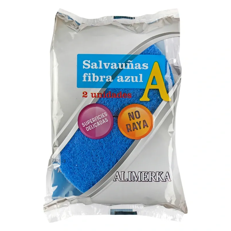 Estropajo salva uñas azúl ALIMERKA P-2U/26caja