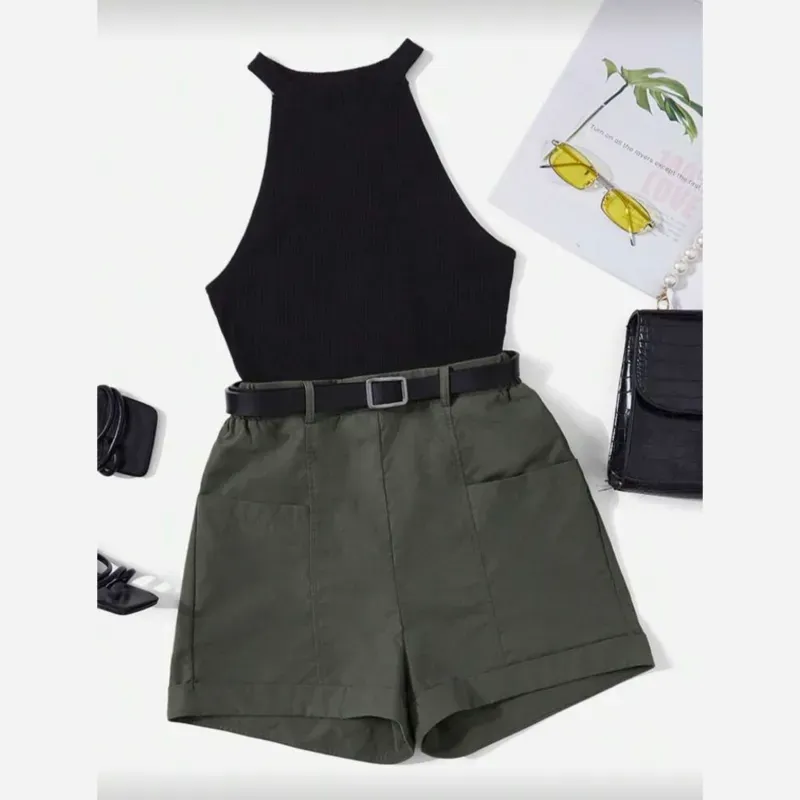 Conjunto de top y short