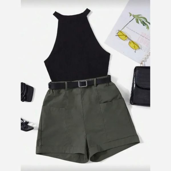 Conjunto de top y short