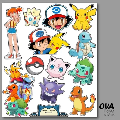 ⚡ Pack de stickers Pokemon