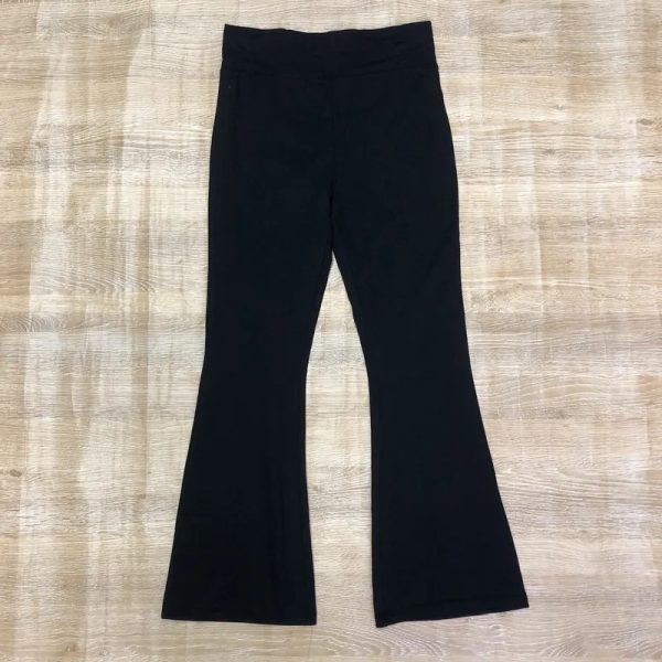 Legging de patas anchas color negro
