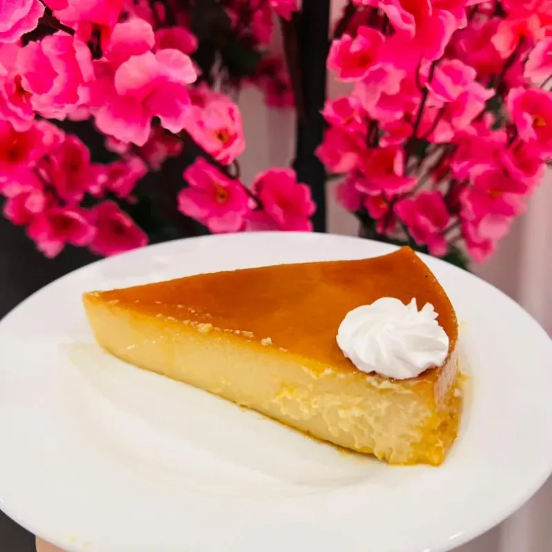 Cuña de flan 3 leche