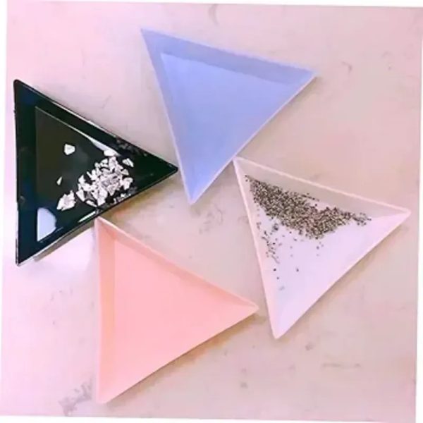 Bandeja triangular para decoraciones