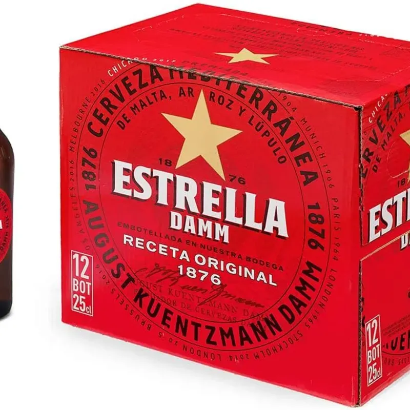 Cerveza Estrella Damm 24u