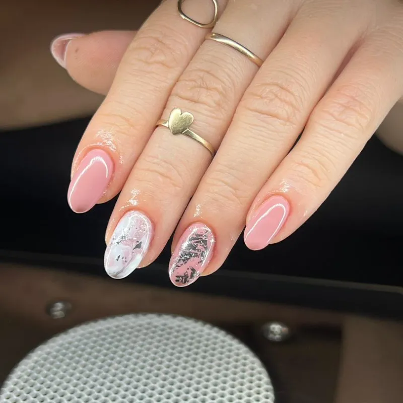 Manicura Spa con Base Rubber (uña larga)