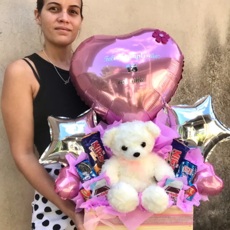 Caja Grande 5 Globos