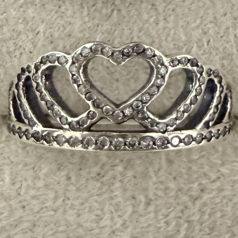 Anillo Corona de corazones