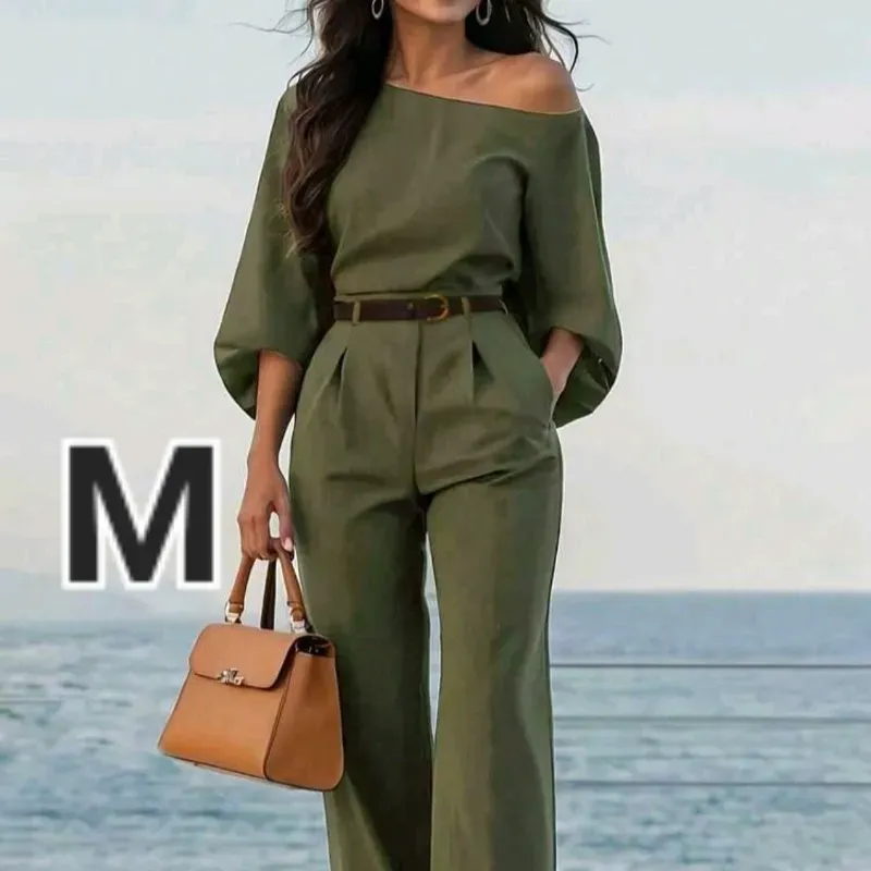 Conjunto Elegante de Top Asimetrico