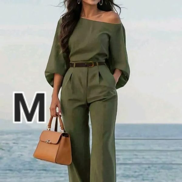 Conjunto Elegante de Top Asimetrico