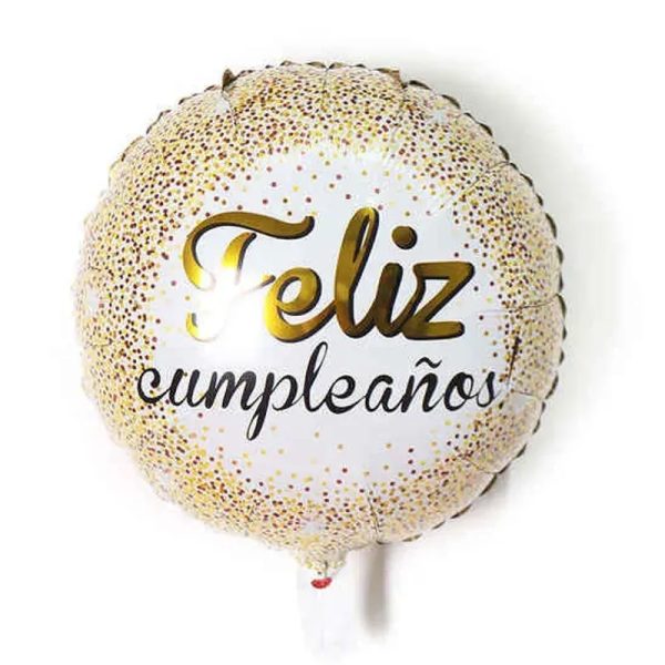 Globo de feliz cumpleaños de 18" 01
