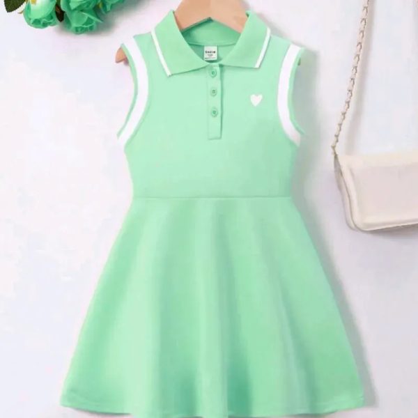  Vestido corte princesa — Verde