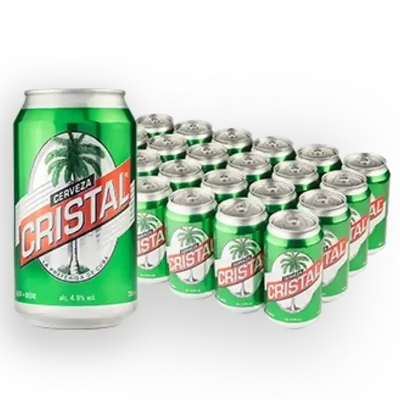 Cerveza Cristal. (24 Unidades)