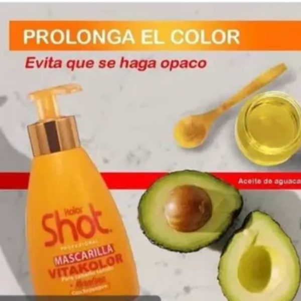 Mascarilla para Cabello Teñido con KERATINA  Fortalecedor del color(para todos los tonos)
