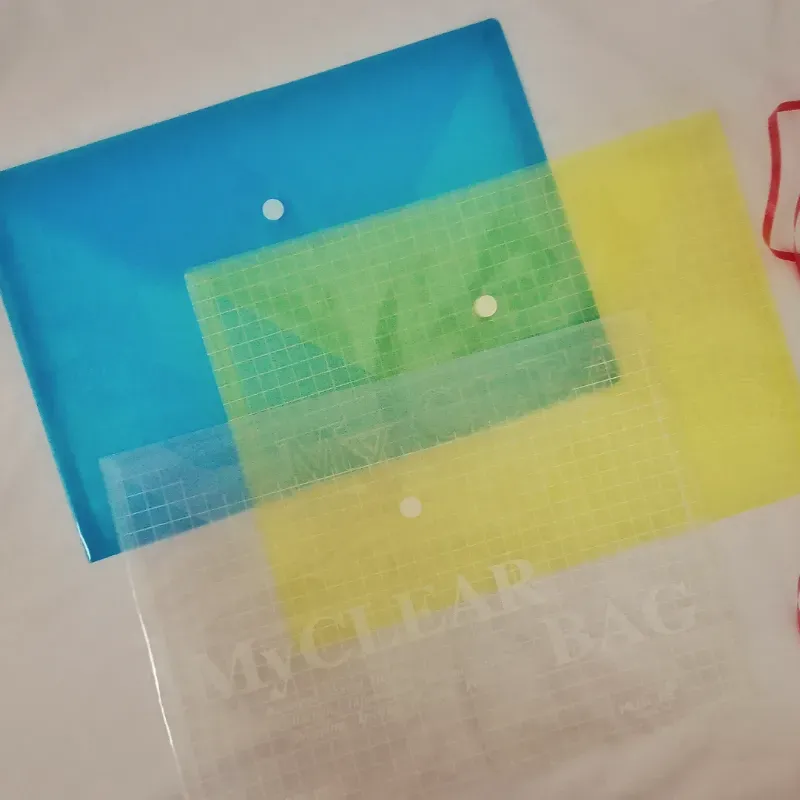 Carpetas de Broche Semitransparentes