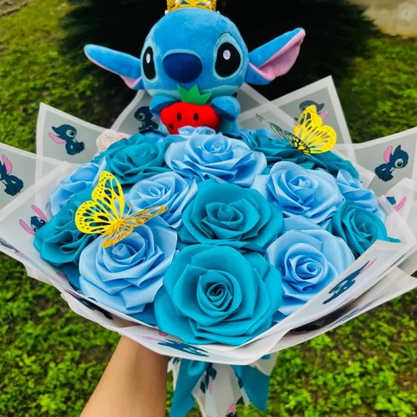 Rosas y Stitch