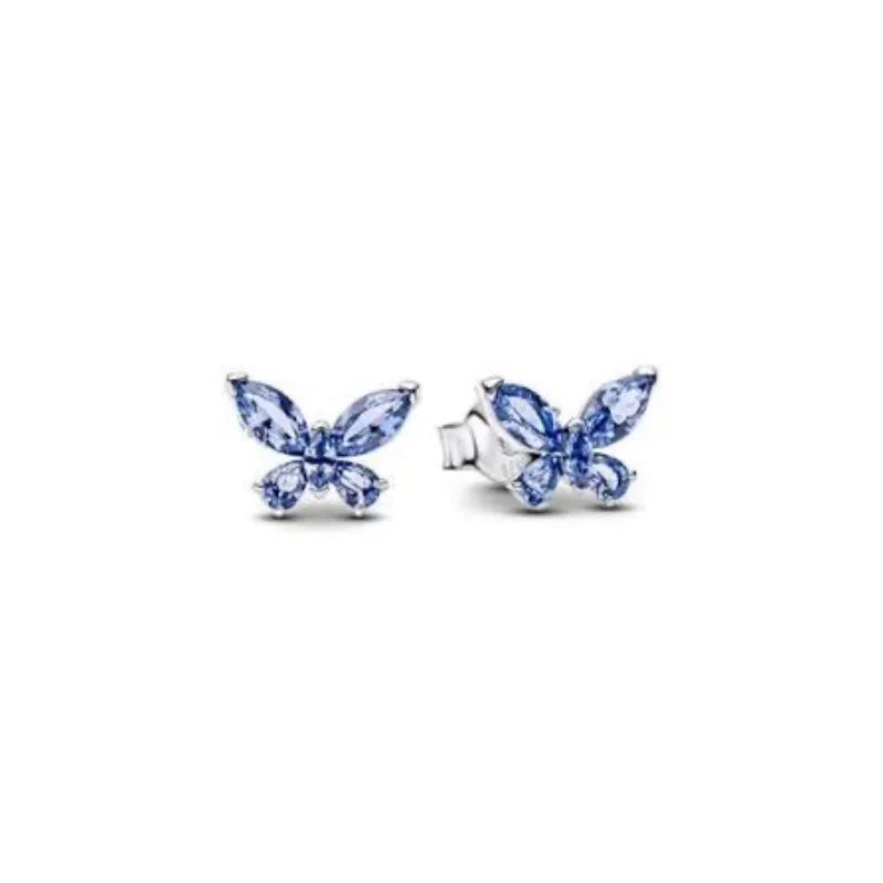 Aretes de Mariposa Azul