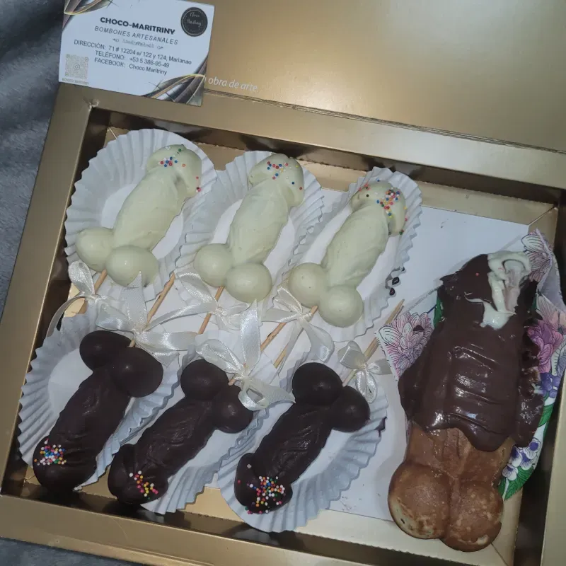 Caja surtida de penes