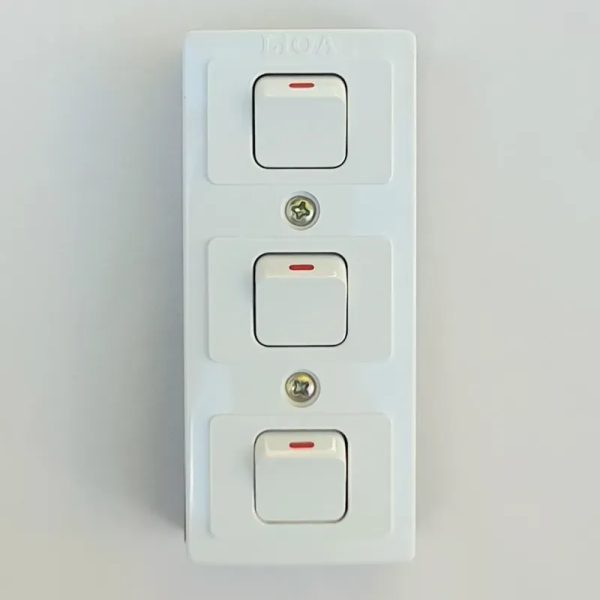Interruptor De Superficie Triple