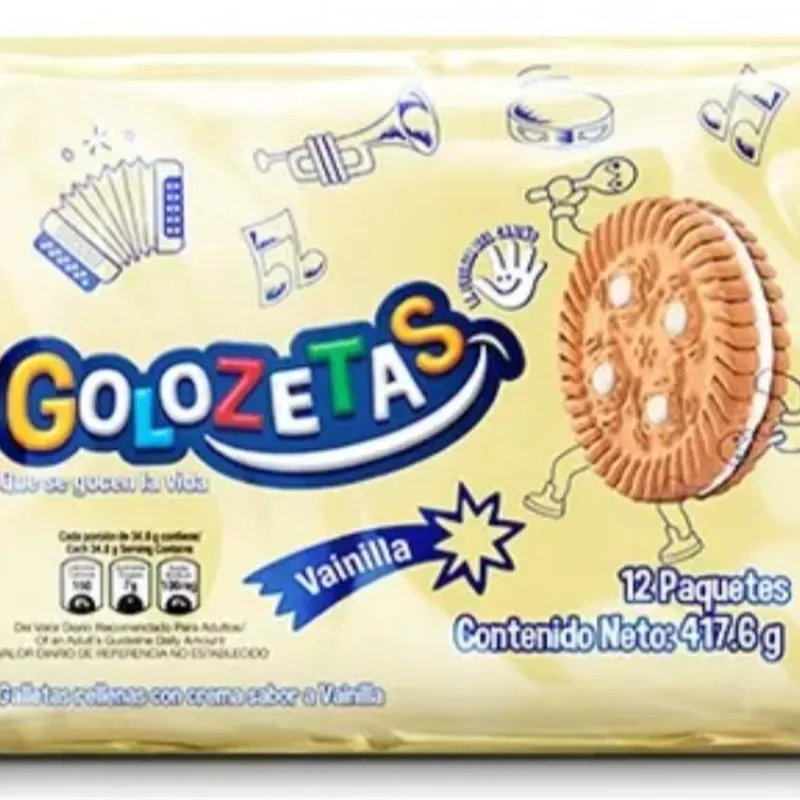 Galletas 12 unidades Vainilla