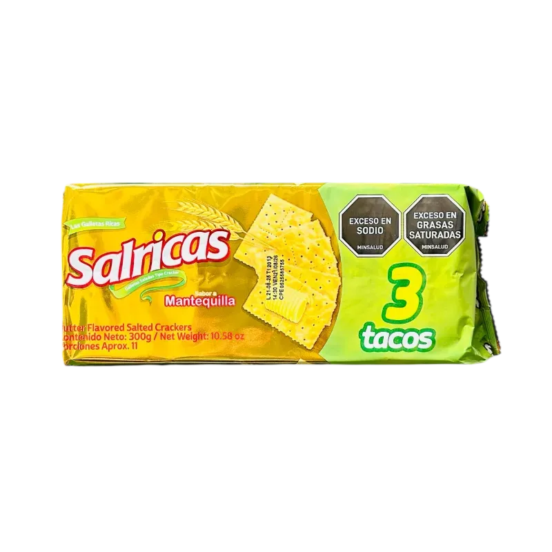 Galletas Saladas Sabor Mantequilla 300g