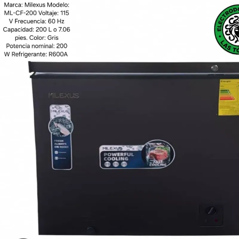  Nevera de 200 lt ó 7.06 pie..  〽️ Milexus