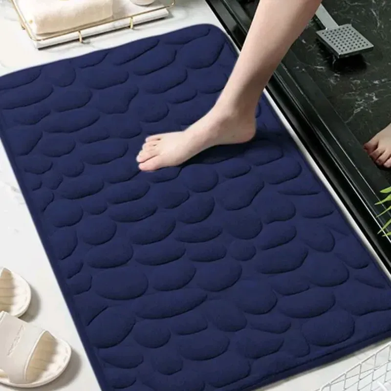 Alfombra azul con Relieves