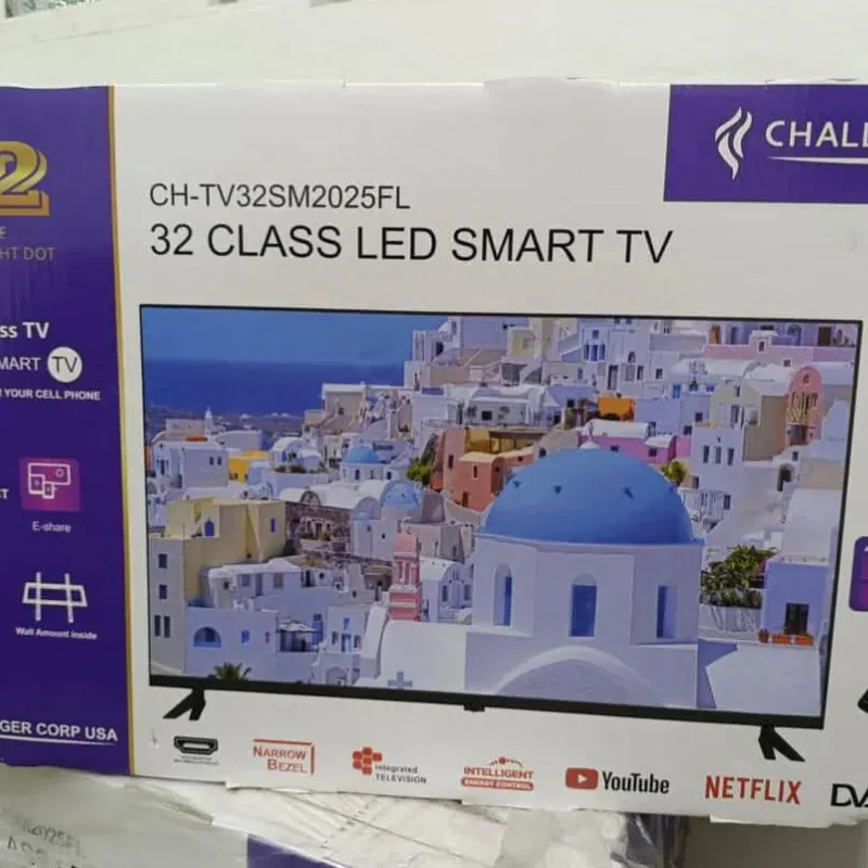 Smart TV marca *Challenger* de 32 pulgadas