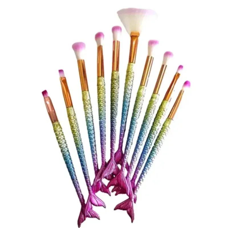 Set de brochas de sirena ‍♀️