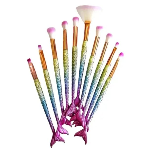 Set de brochas de sirena ‍♀️