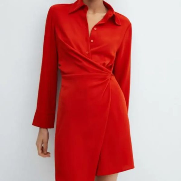 Vestido Rojo Mango