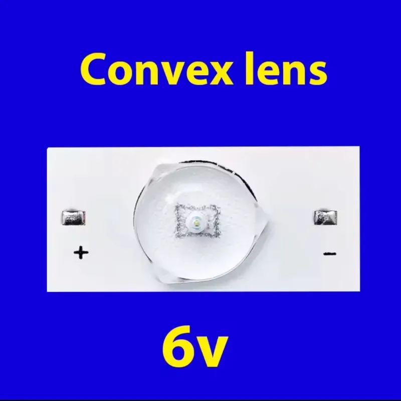  SMD de 6V con Filtro de Lente Óptica para Reparación de Retroiluminación de TV LED