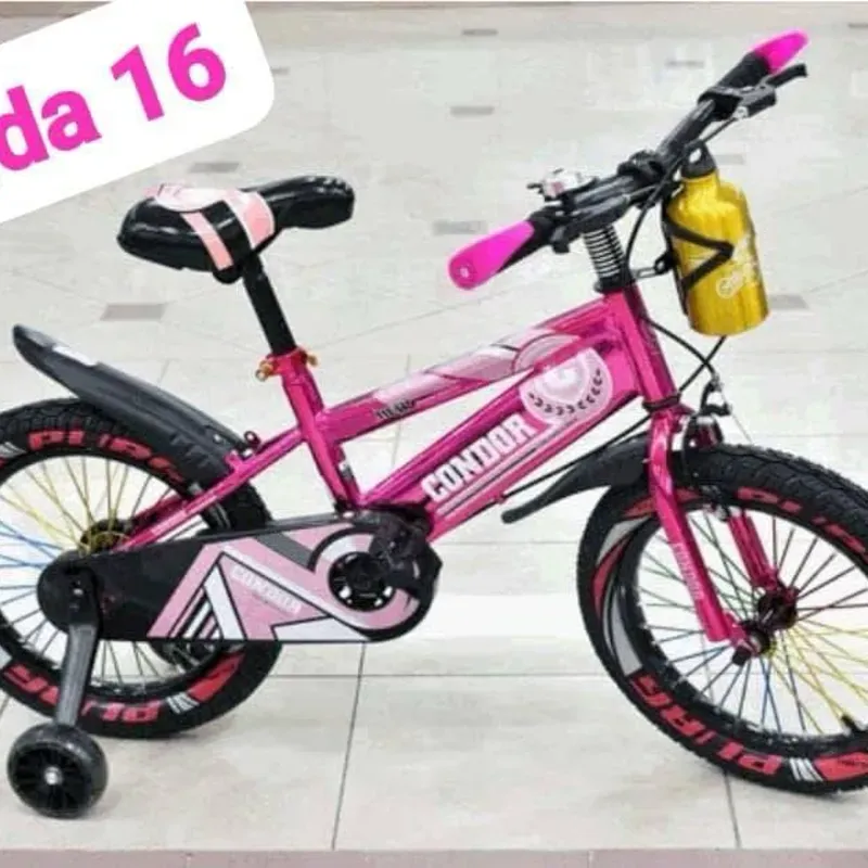 Bicicleta para niña con accesorios