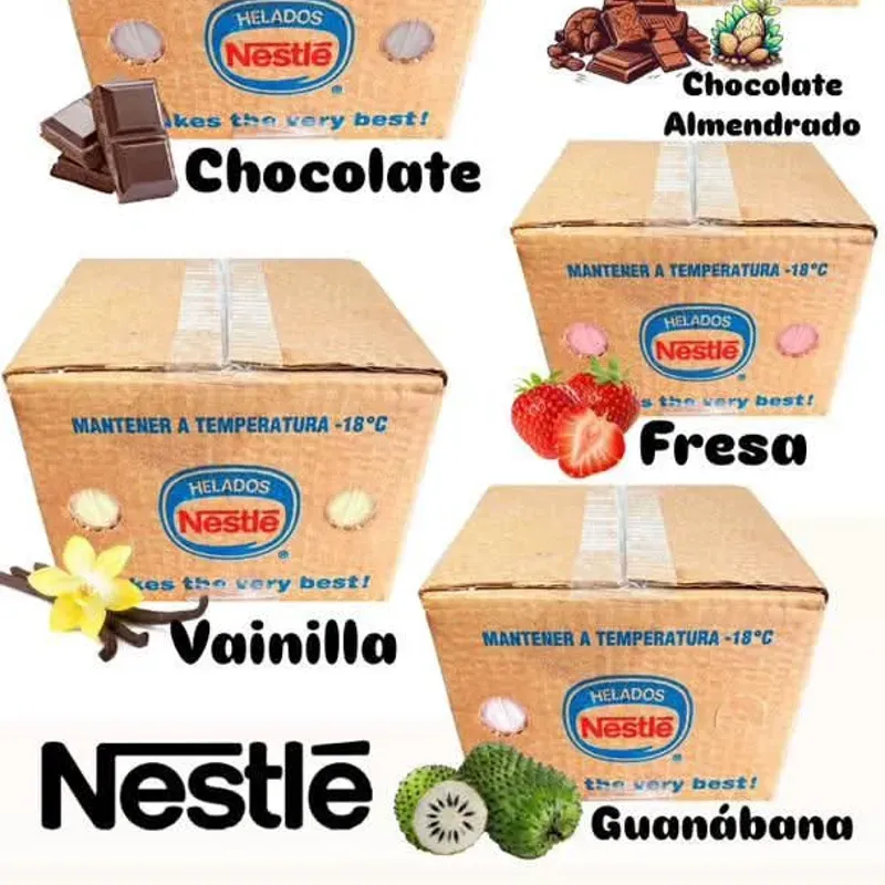 Caja de Helado Nestle