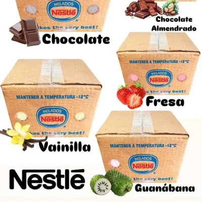 Caja de Helado Nestle